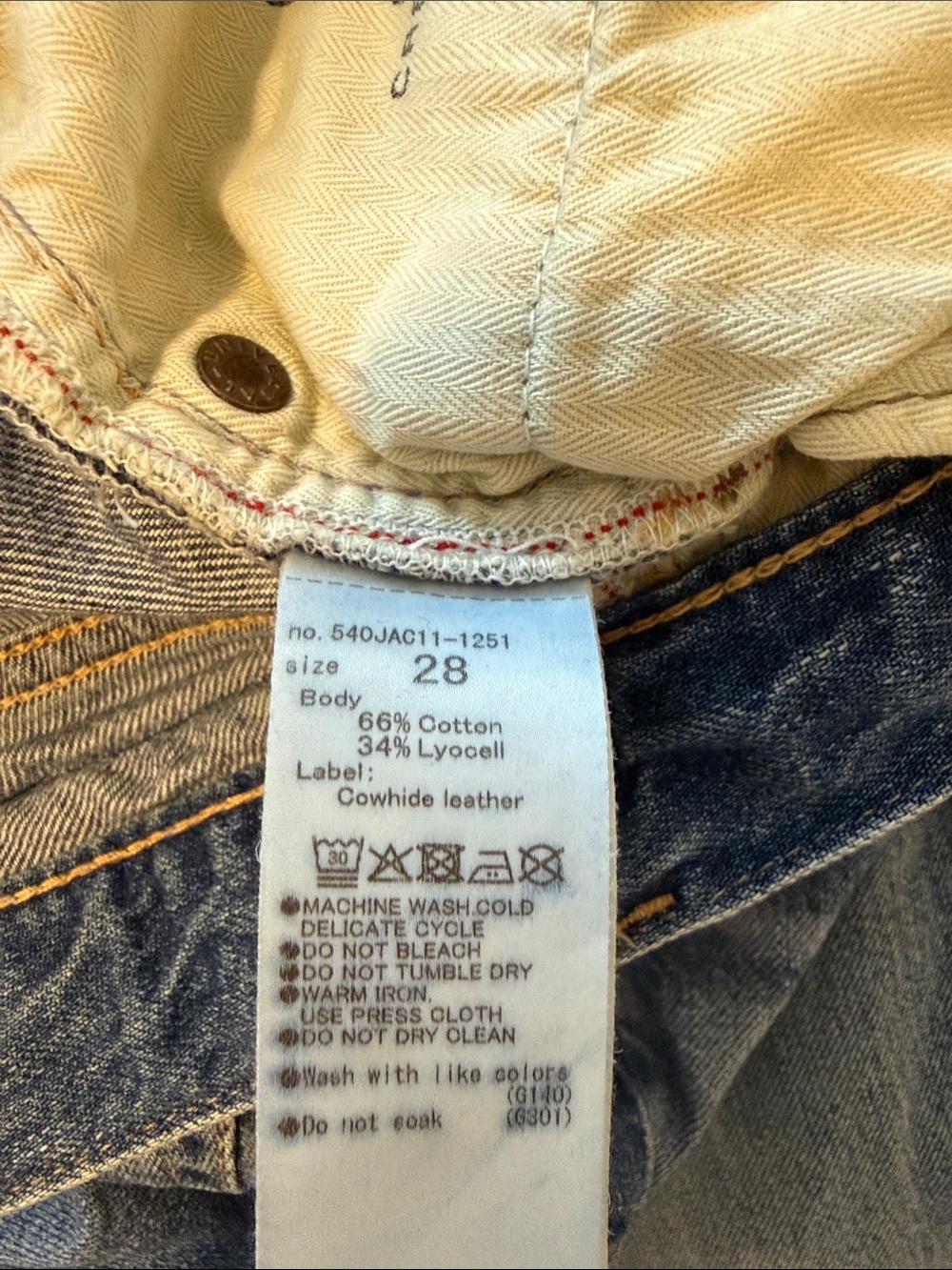 Moussy Women's Medium Blue Straight Jeans with Frayed Hem - Picture 4 of 4